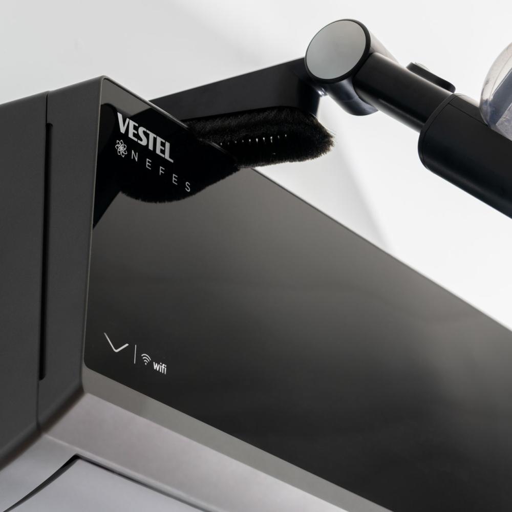 Bükülebilir Hassas Toz Fırçası Vestel SM70 G 4'ü 1 Arada Islak-Kuru Şarjlı Süpürge Bükülebilir Hassas Toz Fırçası