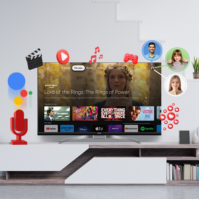 Google TV Özelliği Vestel Televizyon Google TV Özelliği