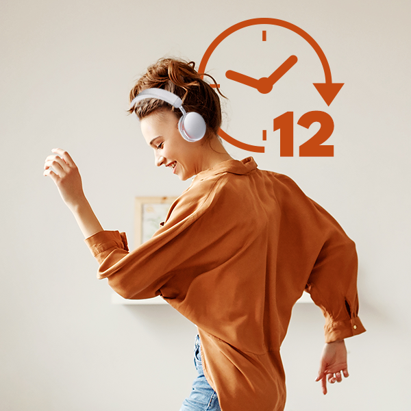 12 Saat Kesintisiz Müzik Vestel Kulaklık 12 Saat Kesintisiz Müzik