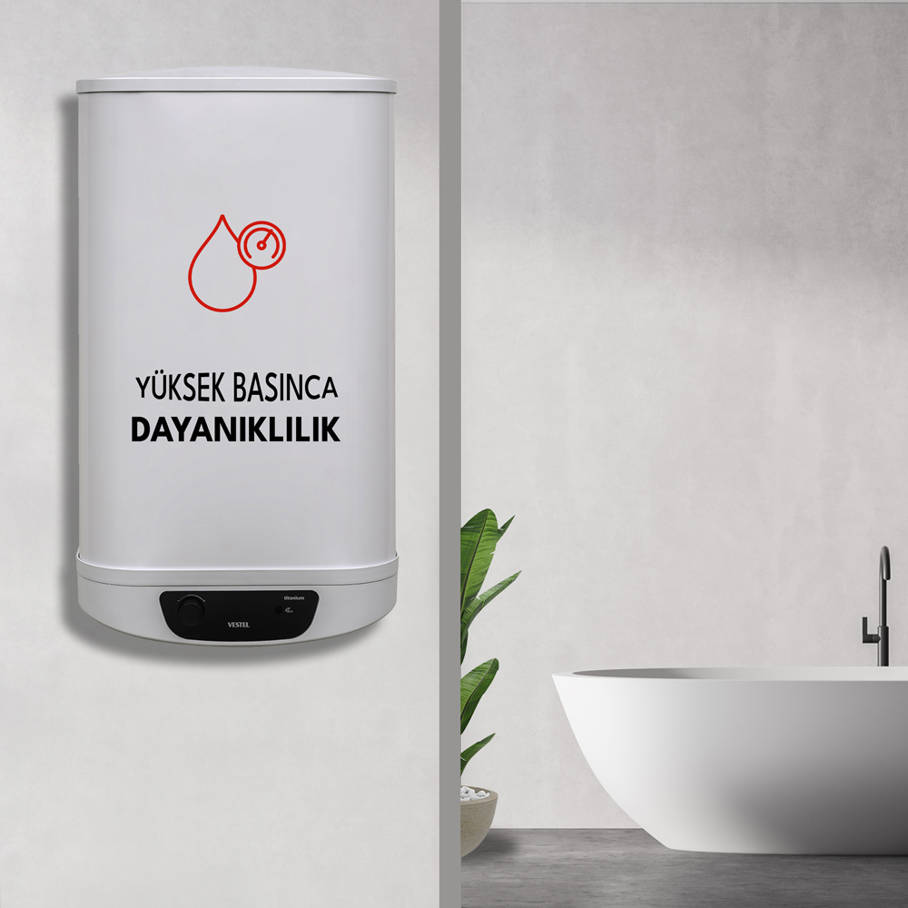 Yüksek Basınca Dayanıklılık Özelliği Vestel Termosifon Yüksek Basınca Dayanıklılık Özelliği